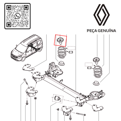 RN 701831 MOLA DO PARAFUSO DO CATALISADOR RENAULT VARIOS 7700701831 -5-
